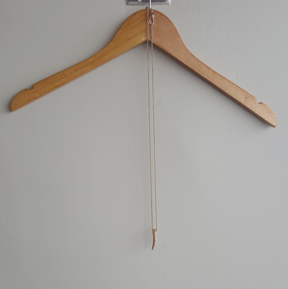 Gold Saber tooth Necklace
